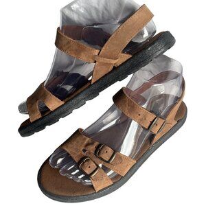 Northwest Territory Sandals Brown Leather Rugged Outdoors Casual Comfort Women 7